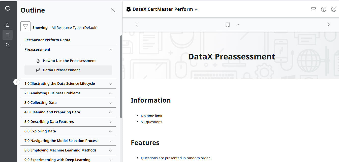 Khóa Học Online Chủ Động – CompTIA DataX CertMaster Perform (V1, 2 Tháng)
