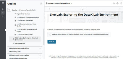 Khóa Học Online Chủ Động – CompTIA DataX CertMaster Perform (V1, 2 Tháng)