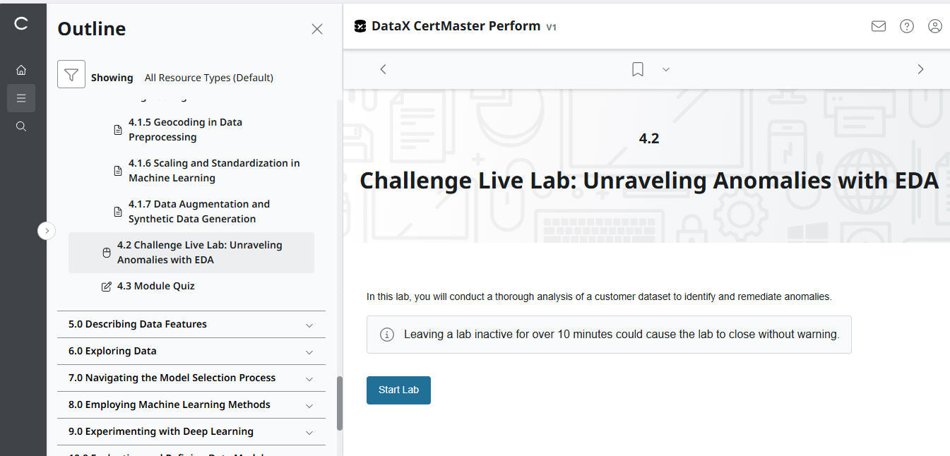 Khóa Học Online Chủ Động – CompTIA DataX CertMaster Perform (V1, 2 Tháng)