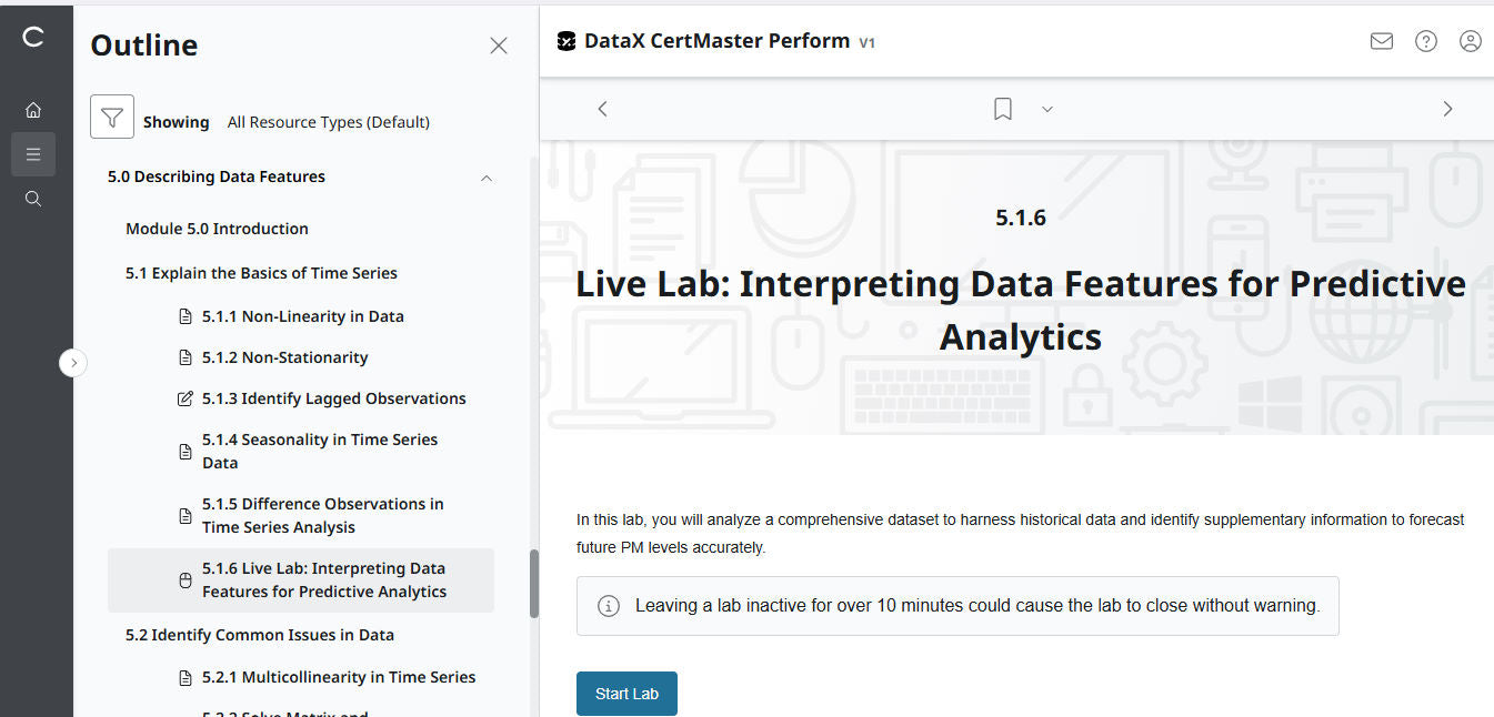 Khóa Học Online Chủ Động – CompTIA DataX CertMaster Perform (V1, 2 Tháng)