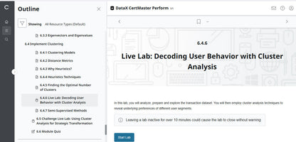Khóa Học Online Chủ Động – CompTIA DataX CertMaster Perform (V1, 2 Tháng)