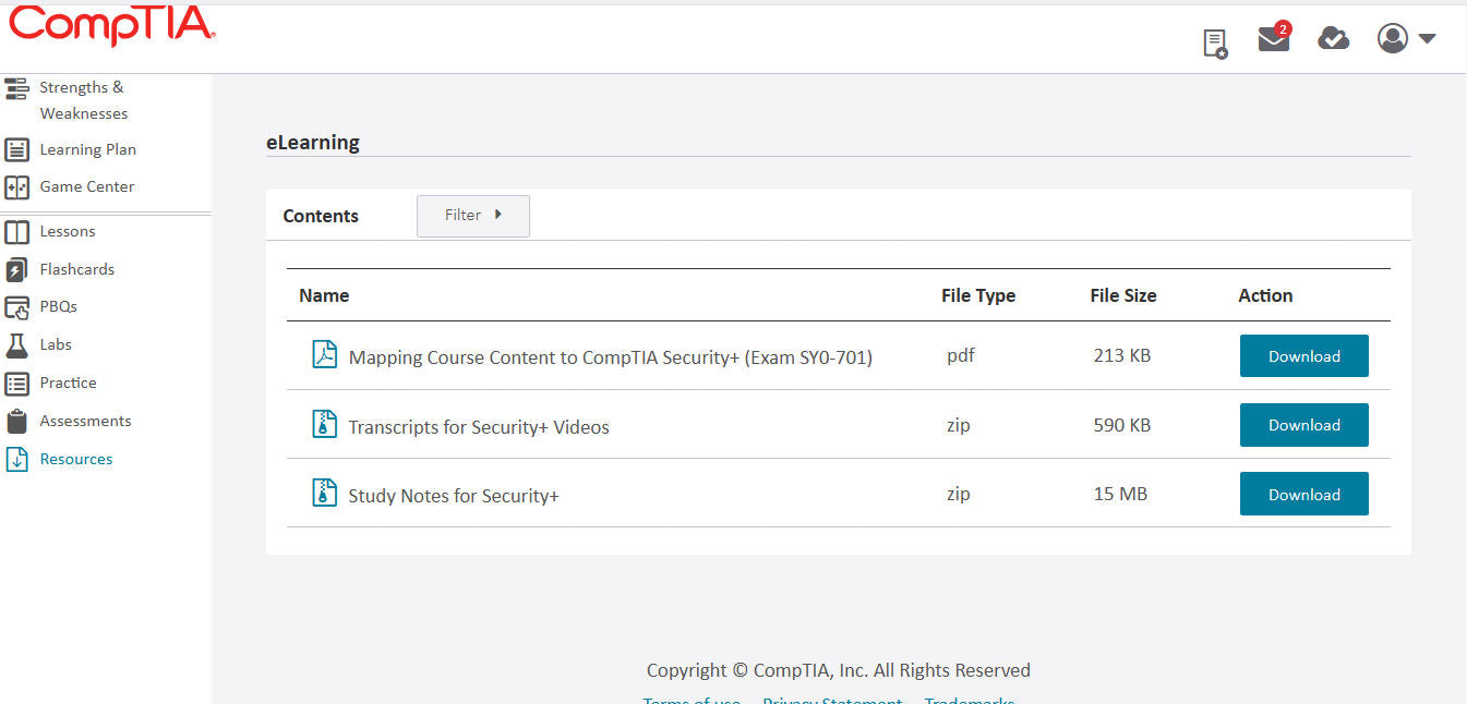 Học & Luyện Thi CompTIA Security+ (SY0-701) – Combo CertMaster Learn + Labs 3 Tháng