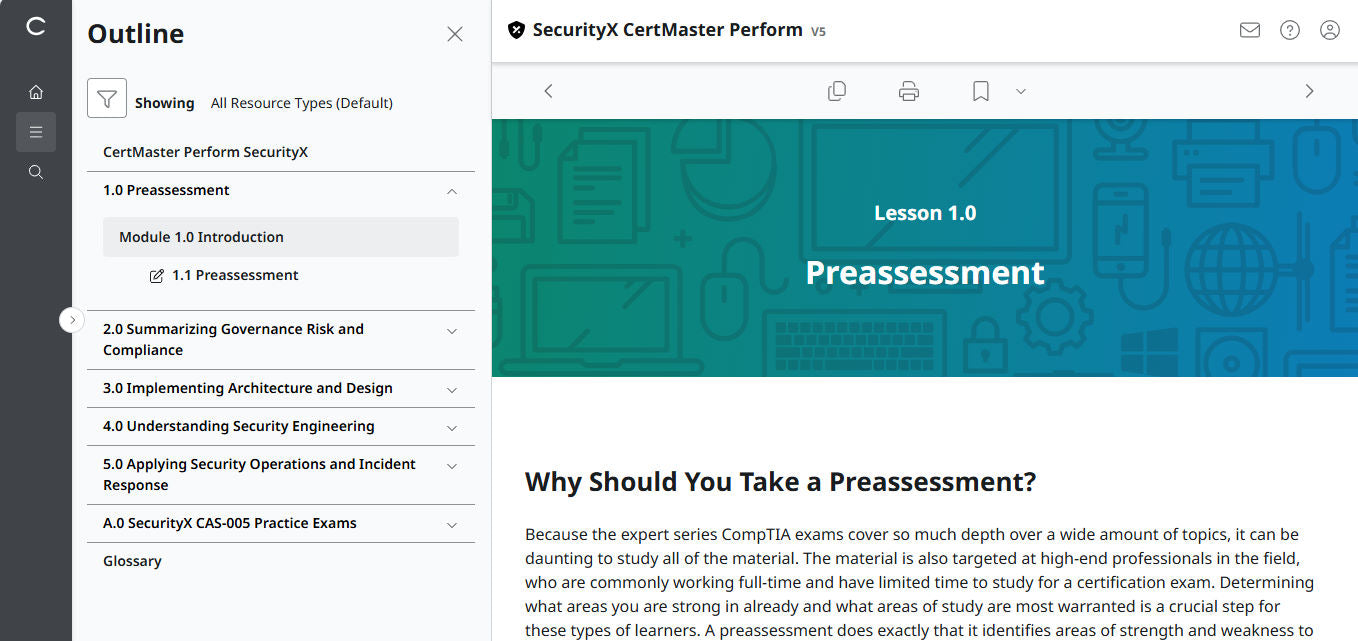 🛒 Ưu Đãi Đặc Biệt – CertMaster Perform cho CompTIA SecurityX (CASP+) CAS-005 – Truy Cập 3 Tháng