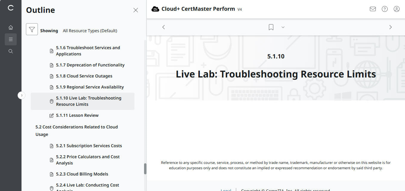 🛒Special Offer -  CompTIA Cloud+ CertMaster Perform (CV0-004) – 3-Month Access