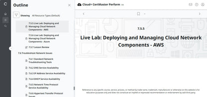 🛒 Ưu Đãi Đặc Biệt – CompTIA Cloud+ CertMaster Perform (CV0-004) – Truy Cập 3 Tháng
