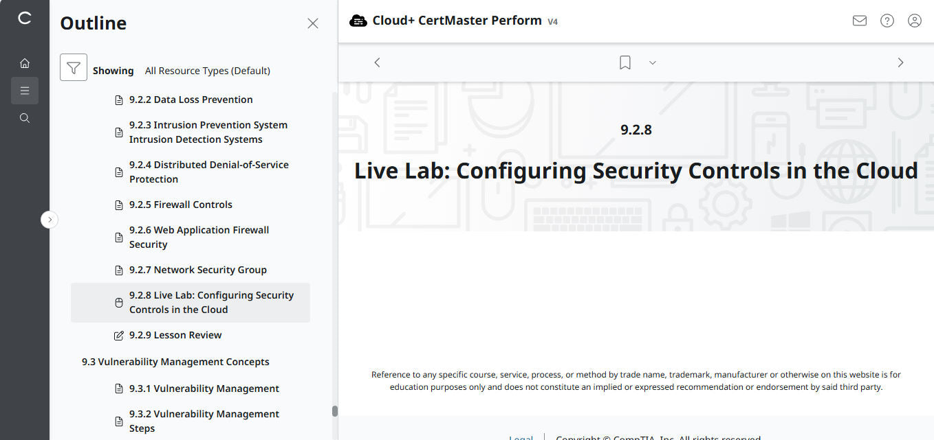 🛒 Ưu Đãi Đặc Biệt – CompTIA Cloud+ CertMaster Perform (CV0-004) – Truy Cập 3 Tháng