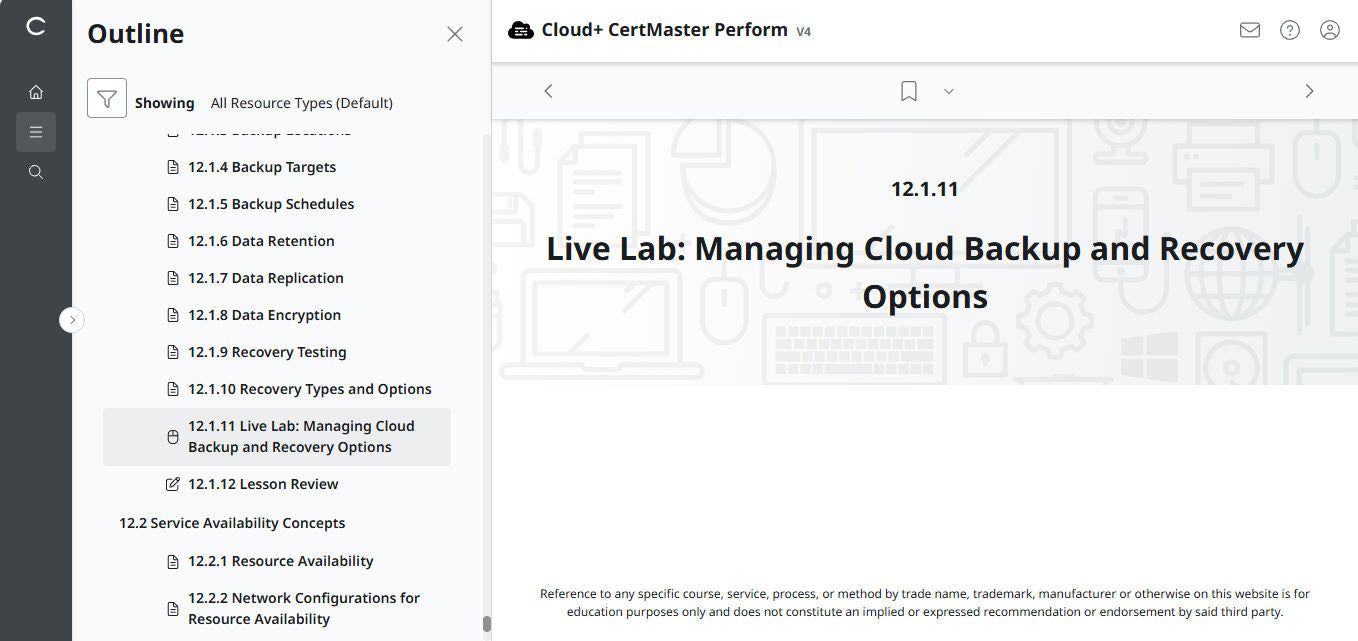 🛒 Ưu Đãi Đặc Biệt – CompTIA Cloud+ CertMaster Perform (CV0-004) – Truy Cập 3 Tháng