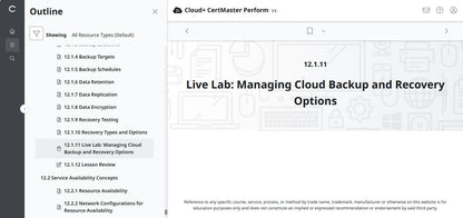 🛒 Ưu Đãi Đặc Biệt – CompTIA Cloud+ CertMaster Perform (CV0-004) – Truy Cập 3 Tháng
